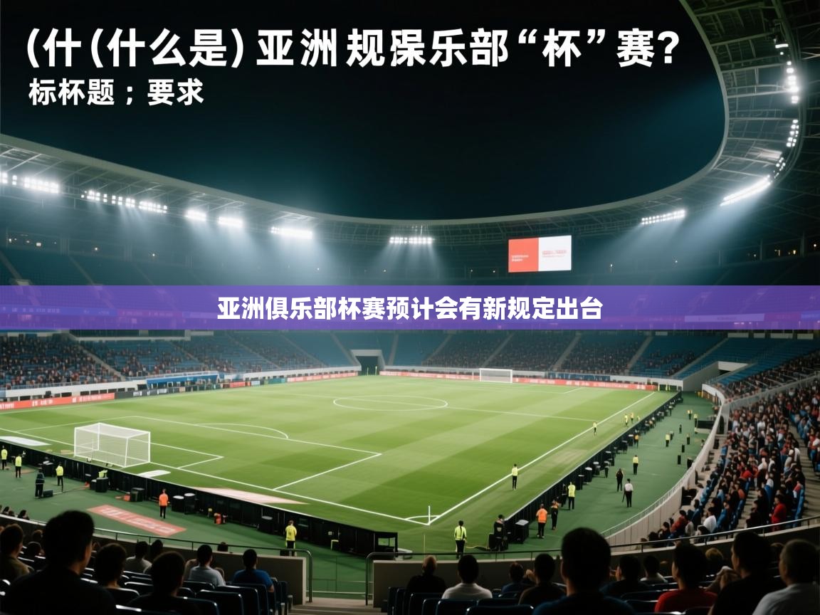 开云体育赛程表查询-亚洲俱乐部杯赛预计会有新规定出台  第2张